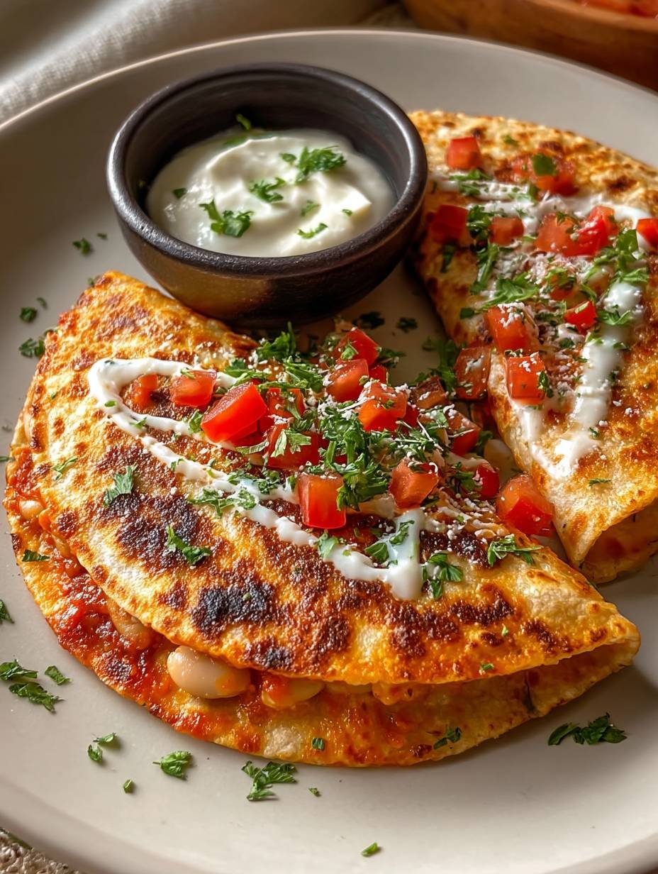 Healthy White Bean Quesadillas: Crispy & Quick Meal image 2