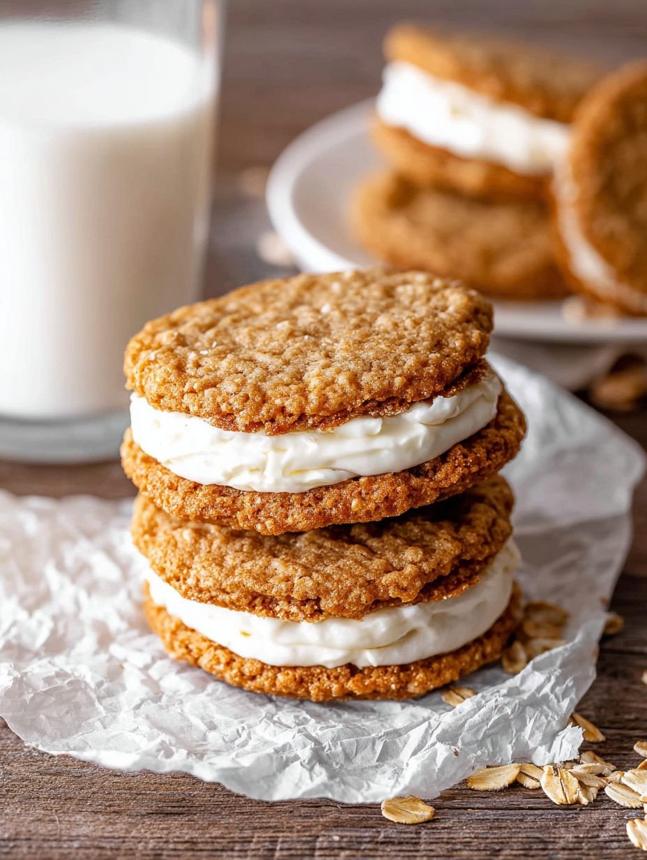 Indulge in Soft & Chewy Oatmeal Cream Pies image 2