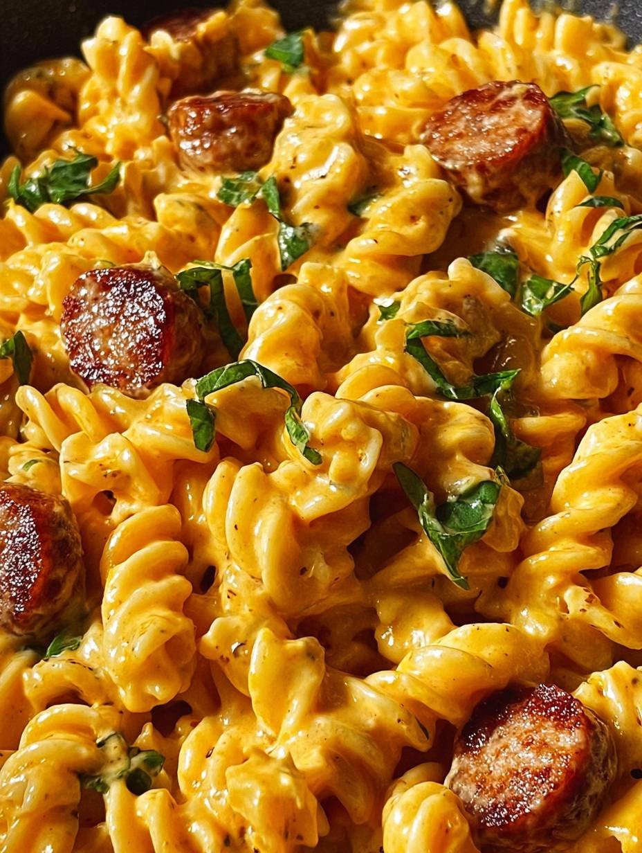 One-Pan Creamy Sausage Pasta Perfection image 2