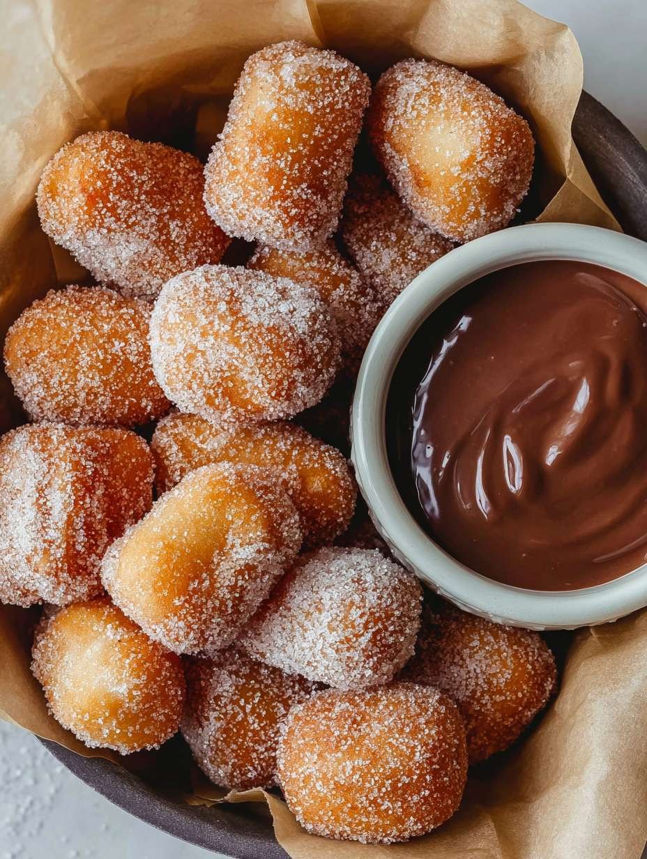 Perfect Crispy Churro Bites & Chocolate Dip image 2