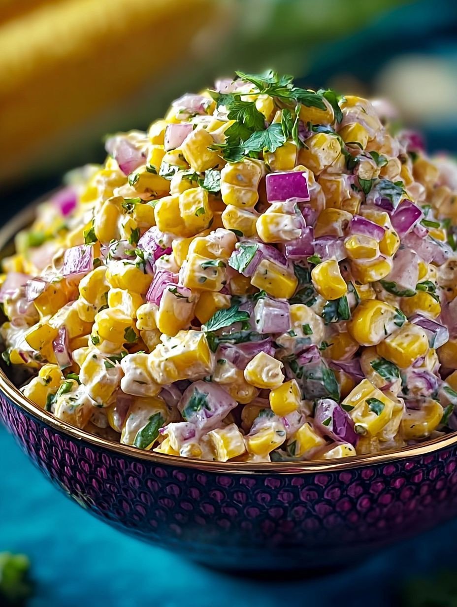 Quick Creamy Corn Salad: Perfect Summer Side image 2