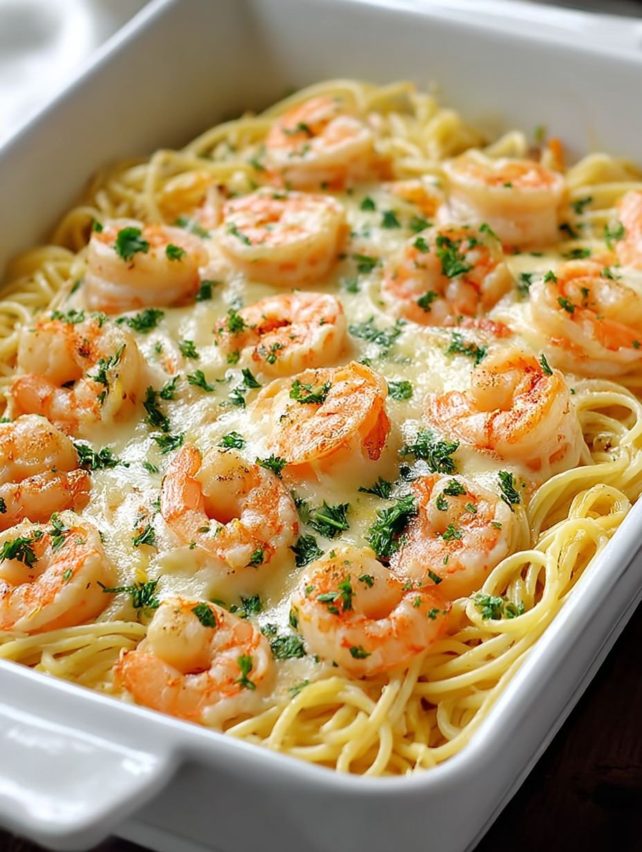 Quick & Creamy Shrimp Pasta Bake for Dinner image 2