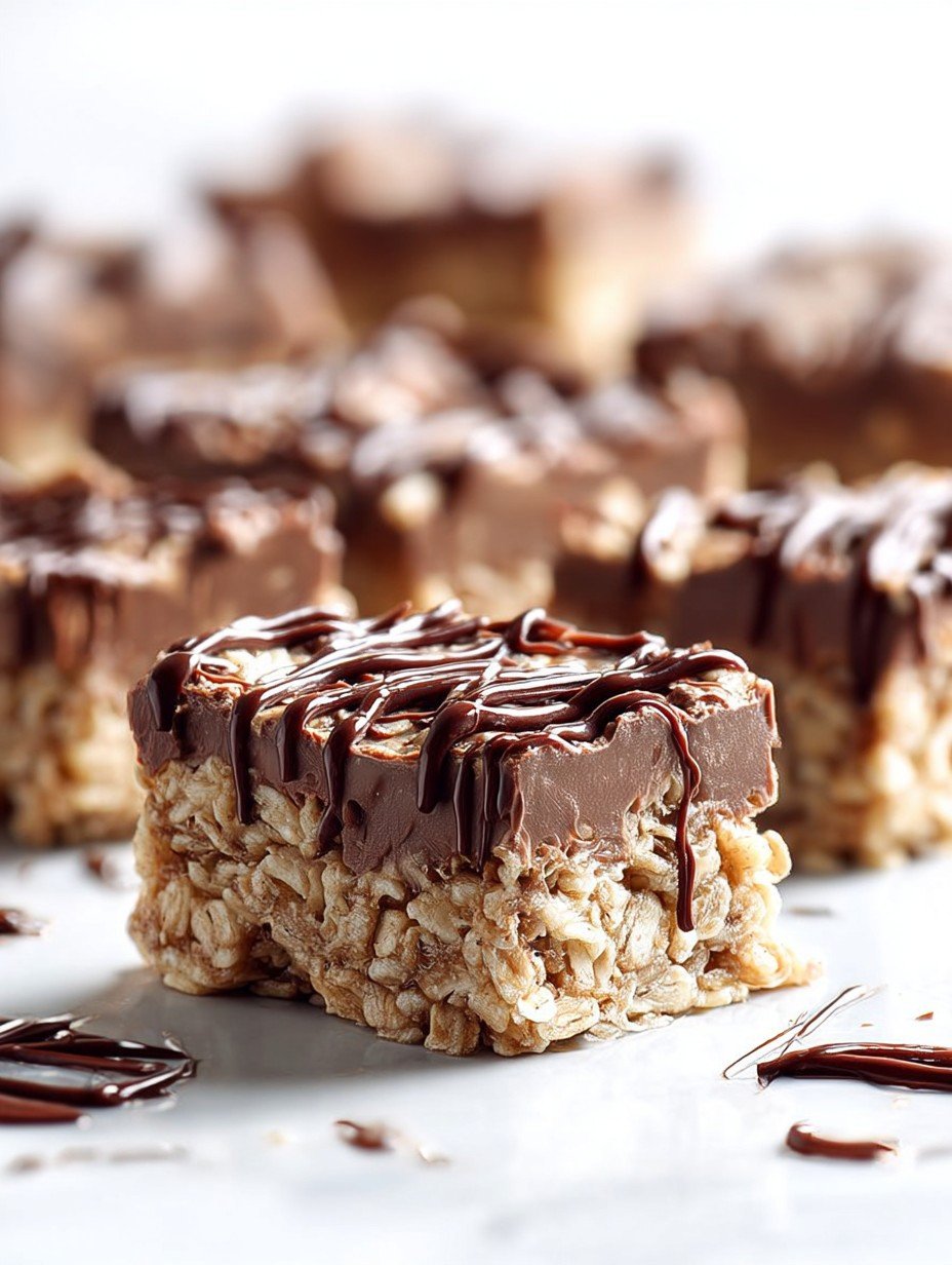 Seriously Addictive Chocolate Oatmeal Bars image 2