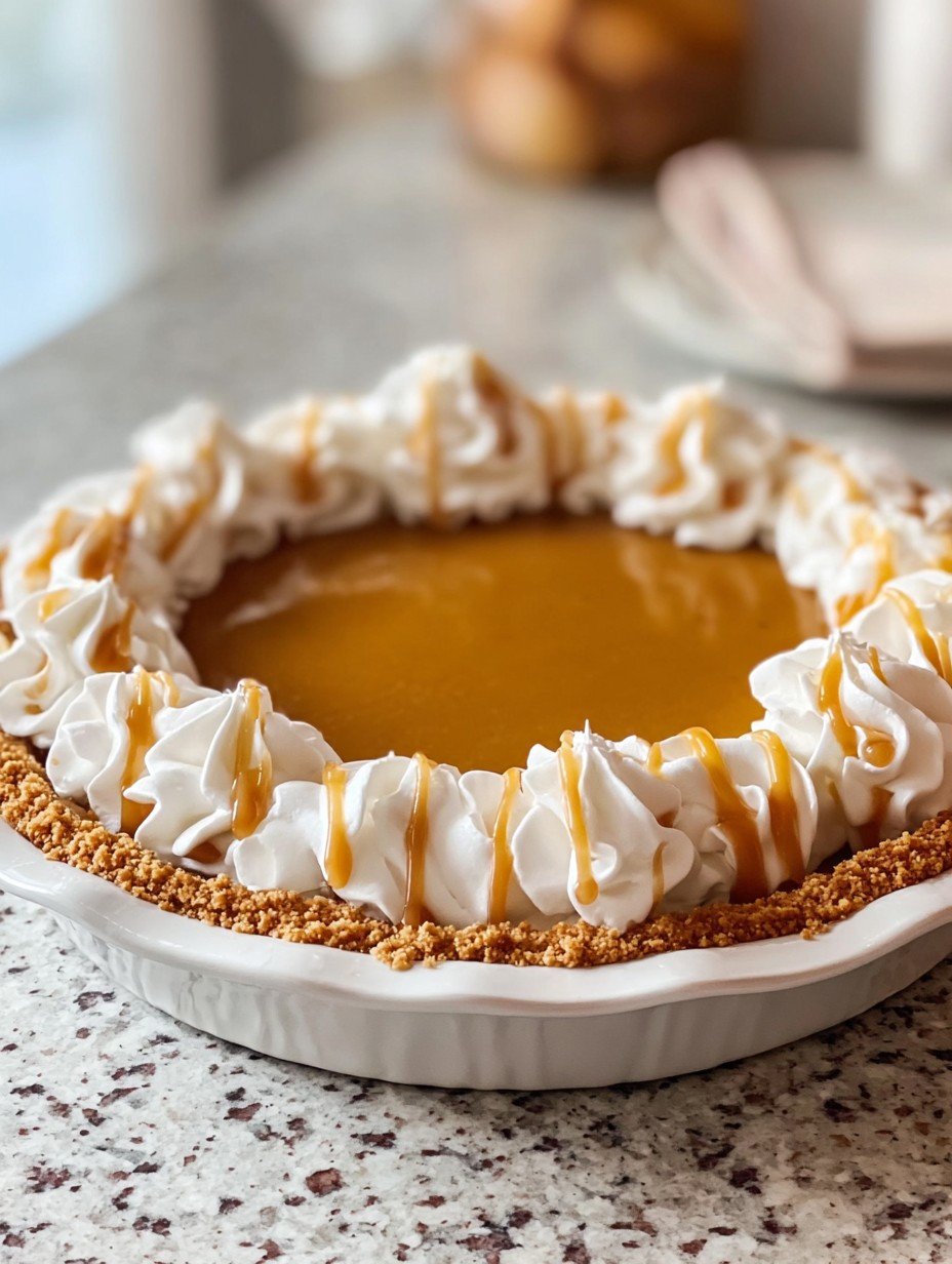 Simple No-Bake Caramel Pie with Crumb Crust image 2