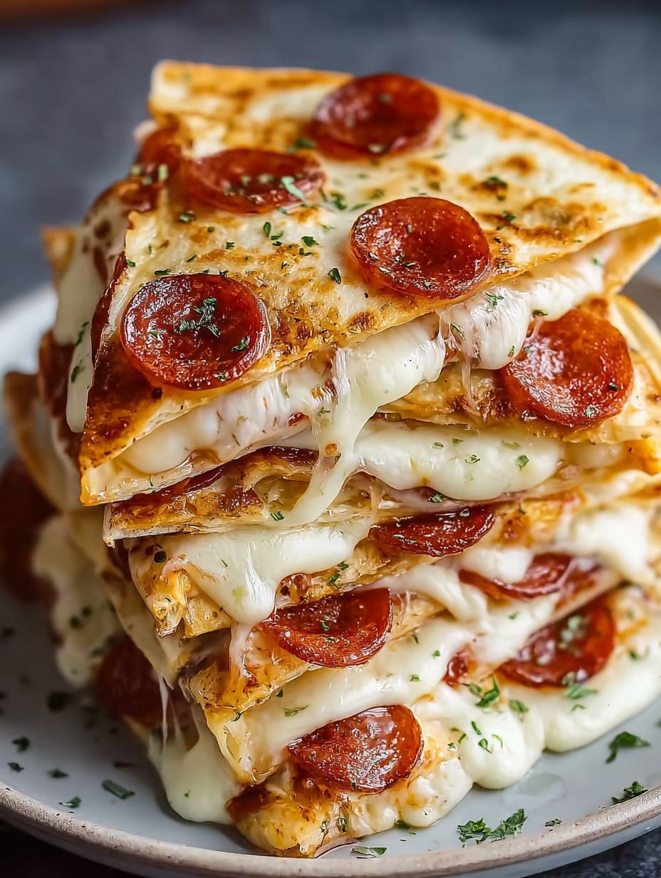 The Cheesiest Pizza Quesadilla You'll Ever Make image 2