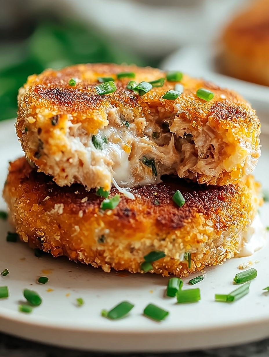 The Crispiest Tuna Melt Patties with Gooey Cheese image 2