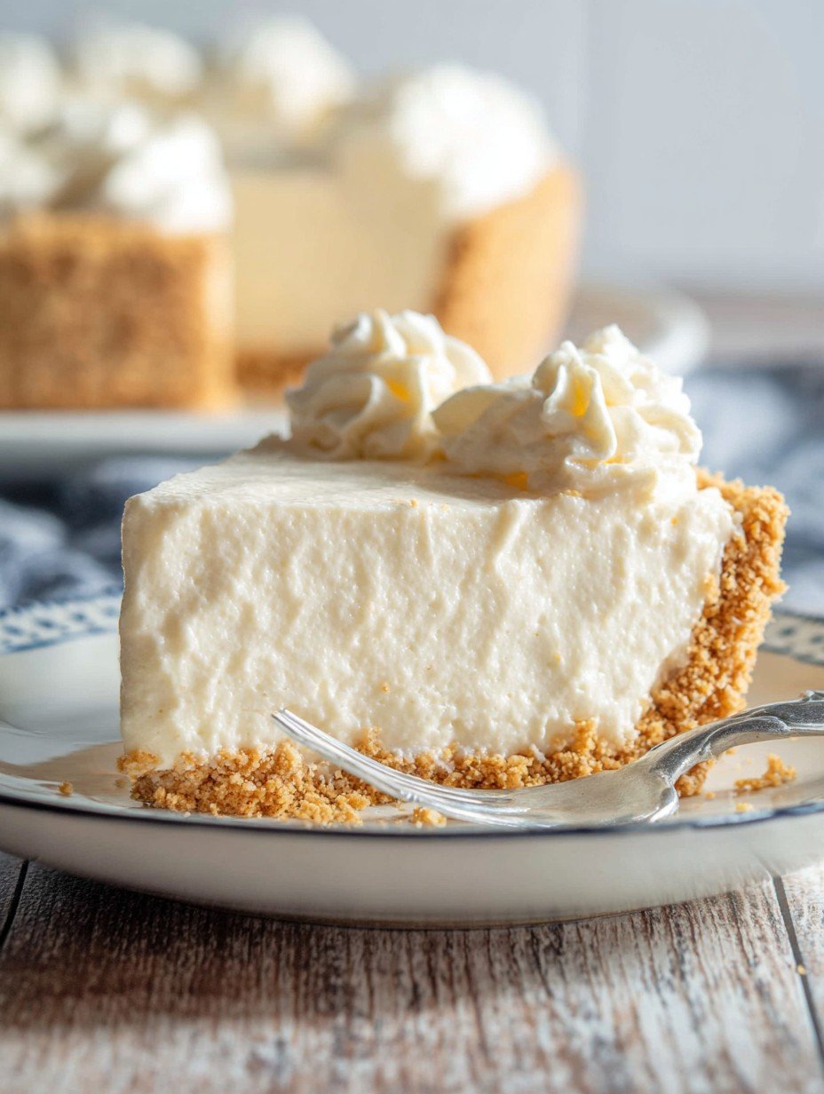 The Fluffiest No Bake Vanilla Cream Pie Ever image 2