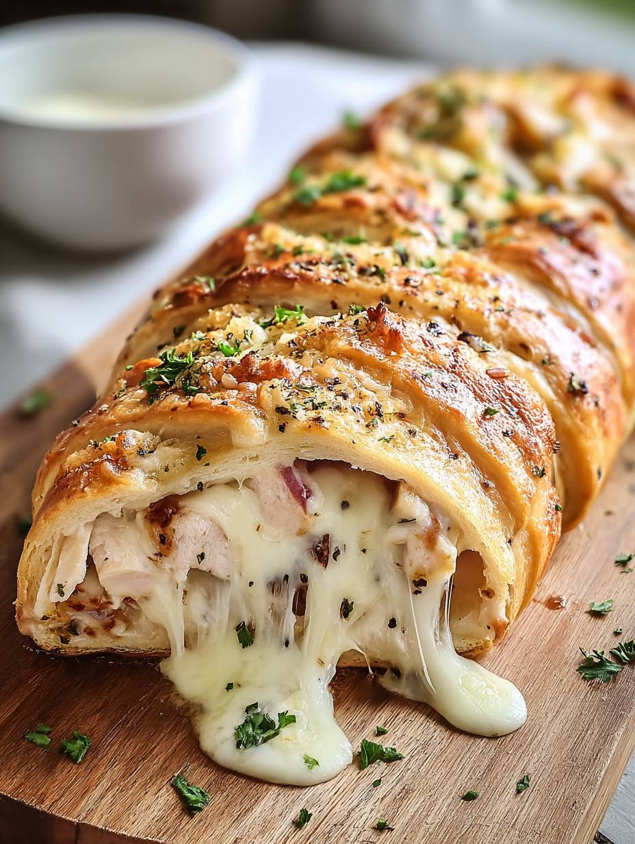 The Ultimate Cheesy Chicken Stromboli Dinner image 2