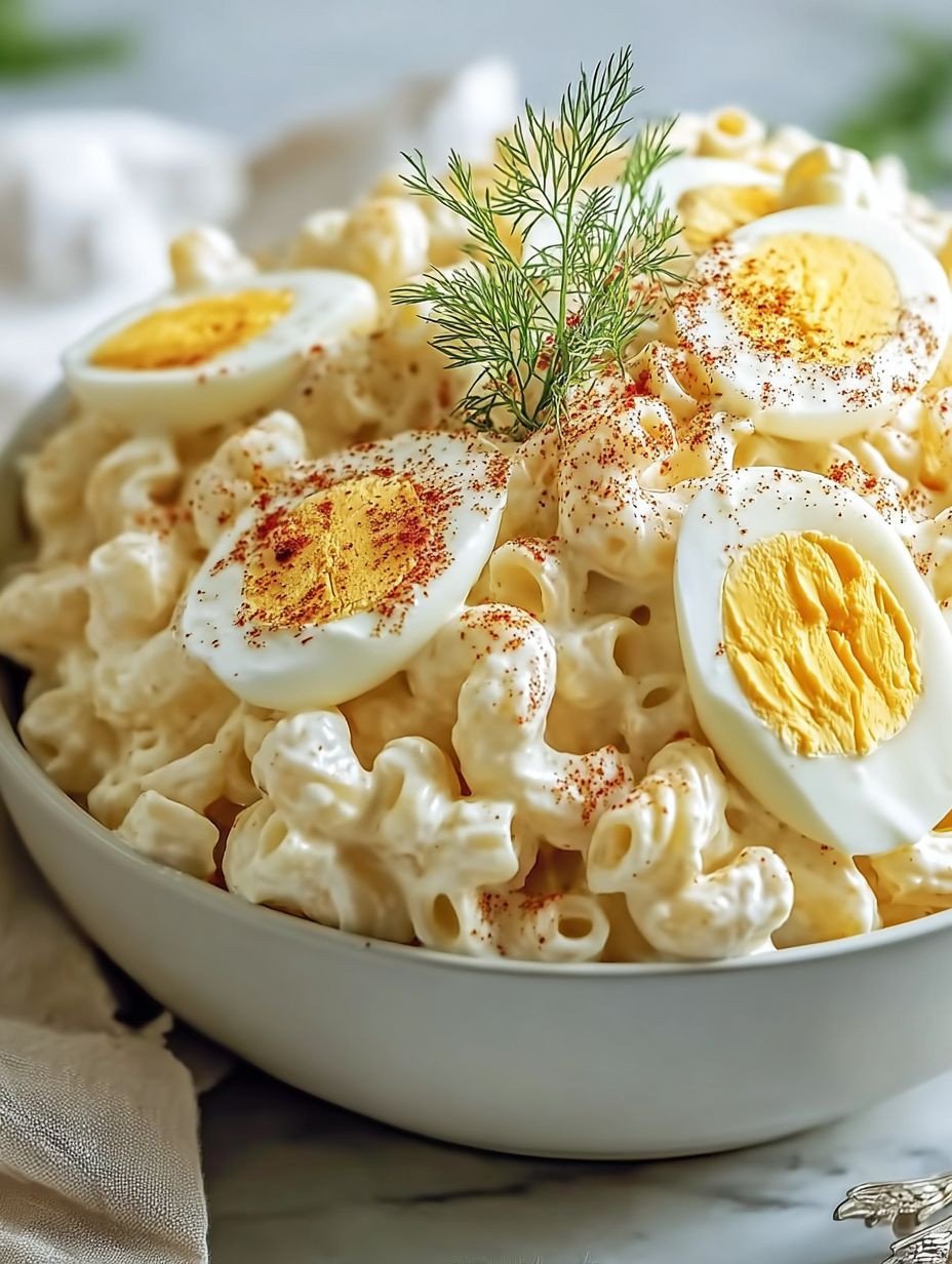 Your New Favorite Deviled Egg Macaroni Salad image 2